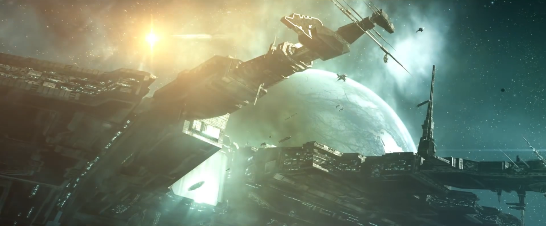 Капитальные корабли коалиции в EVE Online